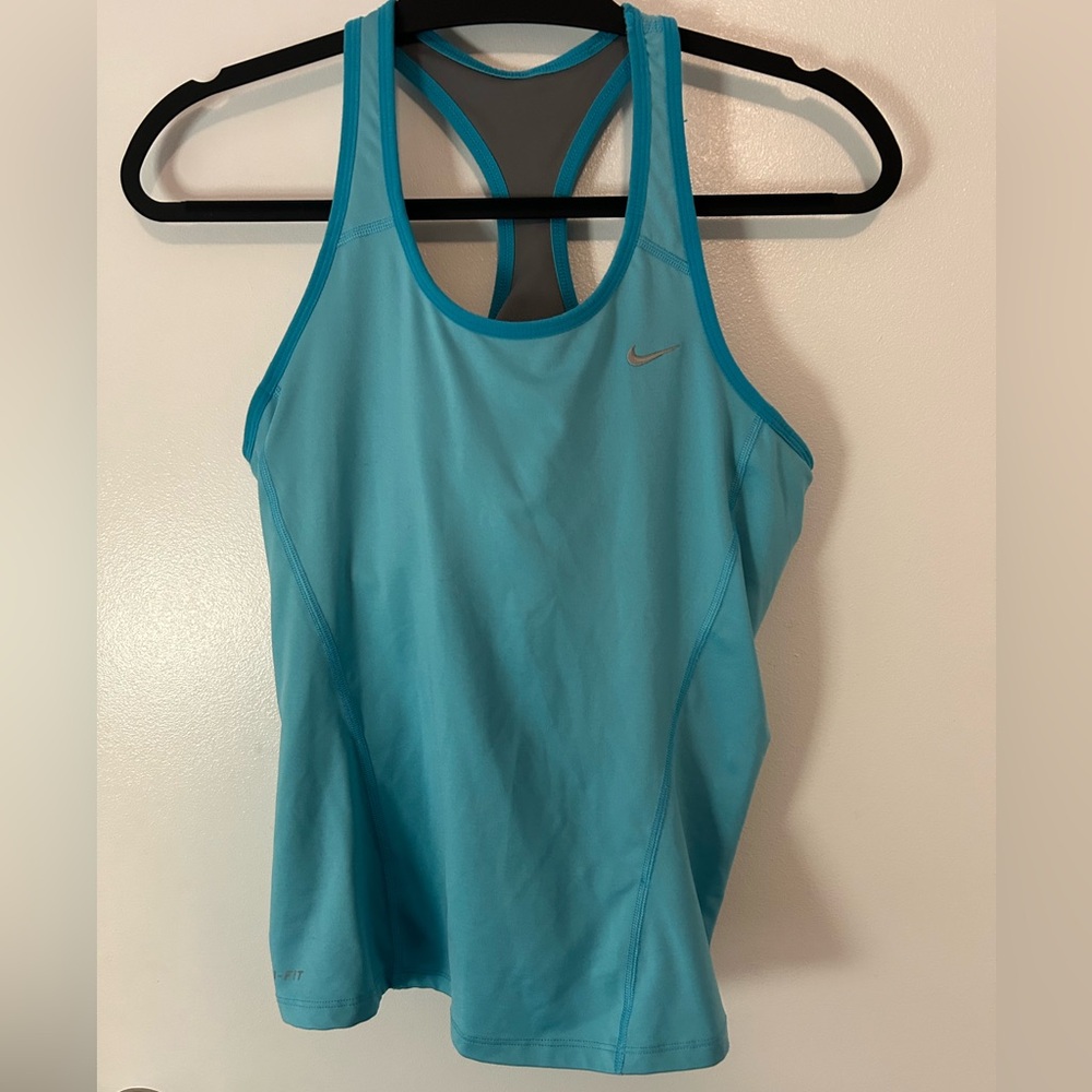 Blue Nike Workout Top